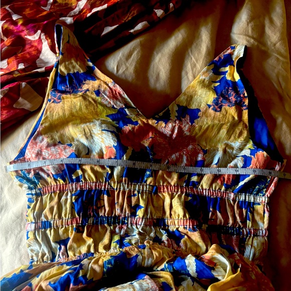 CAROLINE CONSTAS Floral Print Midi Dress | Small - Picture 9 of 14